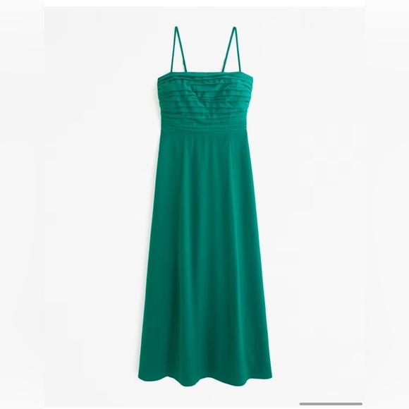 The A&F Emerson Strapless Linen-Blend Maxi Dress - Picture 1 of 3